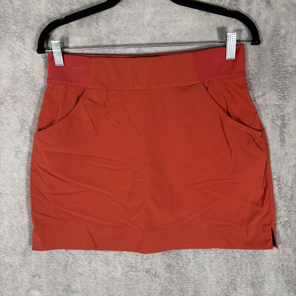 Columbia Anytime Casual Skort Womens Medium Rust Orange Hiking Skirt XL5026
